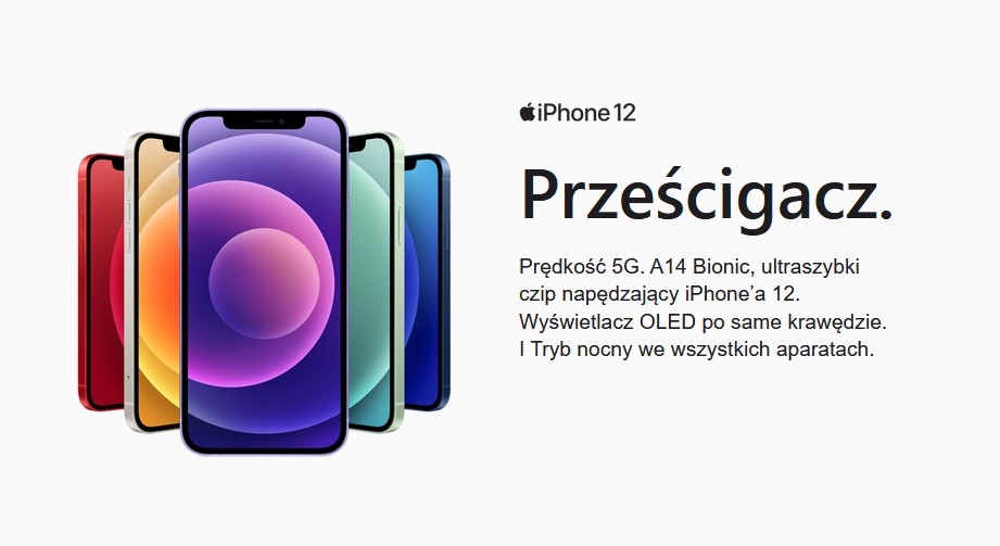 Telefon Apple iPhone 12/ 64GB/ Black/ 97%/ Klasa A IPH1