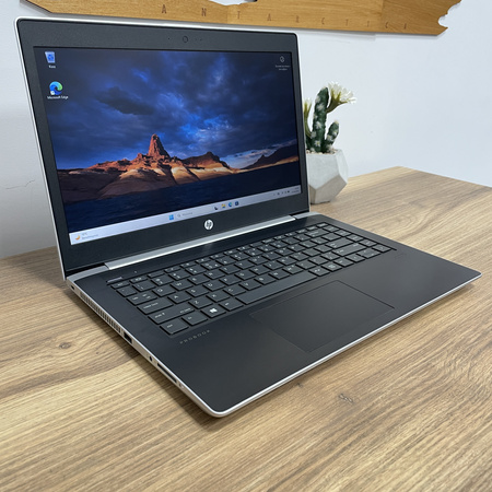 HP ProBook MT21/ 14.1"/ Celeron 3865U/ 8GB RAM/ 128GB SSD/ HD/ QWERTY US/ Bateria 100%/ Brak kamery/ Klasa A-