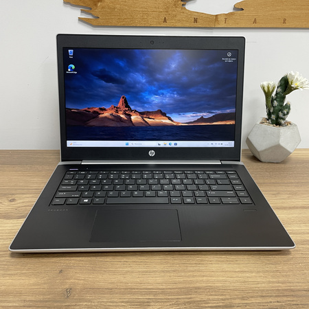 HP ProBook MT21/ 14.1"/ Celeron 3865U/ 8GB RAM/ 128GB SSD/ HD/ QWERTY US/ Bateria 100%/ Brak kamery/ Klasa A-