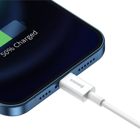 NOWY Kabel Baseus do iPhone/iPad/ USB > Lightning/ Biały/ 1m