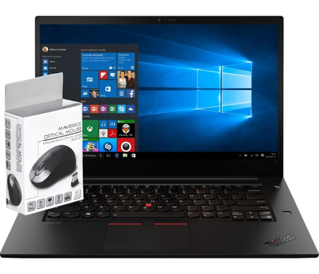 Lenovo ThinkPad X1 Extreme G3/ 15,6"/ i7-10850H/ GeForce GTX 1650 Ti 4GB/ 32GB RAM/ 512GB SSD/ OLED/ 4K 500 nitów/ Dotykowy/ Wypalone pixele/ Klasa A-