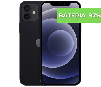 Telefon Apple iPhone 12/ 64GB/ Black/ 97%/ Klasa A