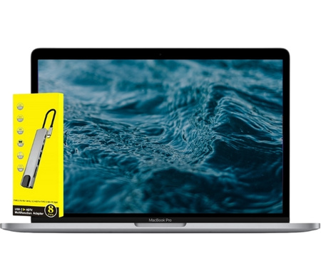 Apple MacBook Pro 13 A2338/ 2020/ M1/ 8GB RAM/ 256GB SSD/ Space Gray/ Klasa A-