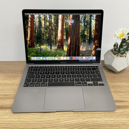Apple MacBook Air 13 A2337/ 2020/ M1/ 8GB RAM/ 256GB SSD/ Space Gray/ Nie sprawny TrueTone/ Klasa A-