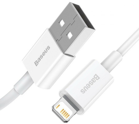 NOWY Kabel Baseus do iPhone/iPad/ USB > Lightning/ Biały/ 1m