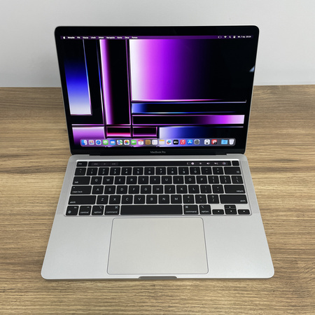 Laptop Poleasingowy Apple MacBook Pro 13 A2338/ 2020/ M1/ 16GB RAM/ 256GB SSD/ Silver/ Klasa A-