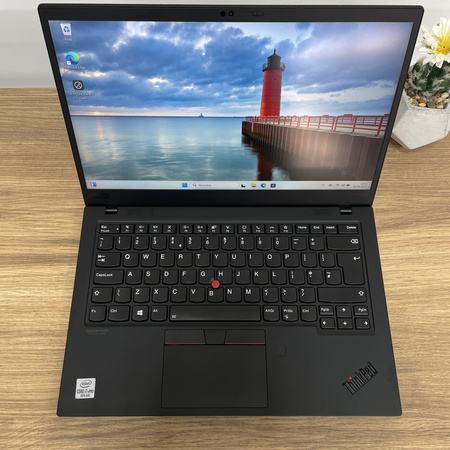 Lenovo ThinkPad X1 Carbon GEN 8/ 14"/ i5-10210U/ 16GB RAM/ 256GB SSD/ FHD/ Nierównomierne podświetlenie klaw./ Klasa A-