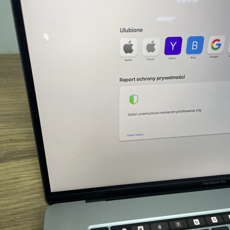 Apple MacBook Pro 16 A2141/ 2019/ i7-9750H/ 16GB RAM/ 512GB SSD/ Radeon Pro 5300M 4GB/ 3072x1920/ Space Gray/ Klasa B/ wada matrycy