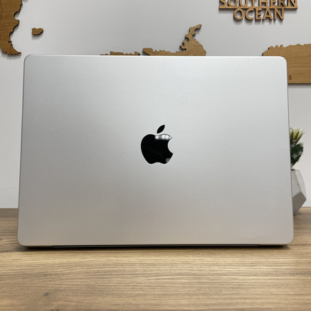 Apple MacBook Pro 14/ A2442/ 2021/ M1 Pro (10CPU/16GPU)/ 16GB RAM/ 512GB SSD/ Silver/ Bateria 99%/ Klasa A-