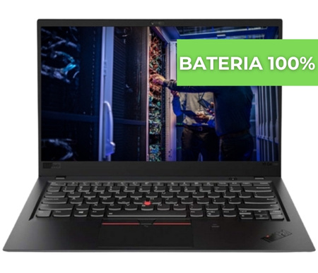 Lenovo ThinkPad X1 Carbon GEN 8/ 14"/ i5-10210U/ 16GB RAM/ 256GB SSD/ FHD/ Bateria 100%/ Klasa A
