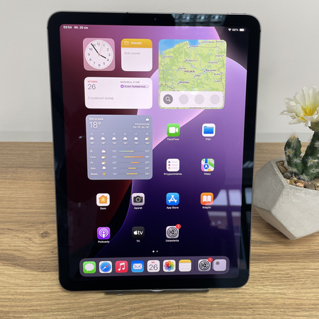 Tablet Apple iPad Air 4/ 10.9"/ A2072/ 64GB/ WiFi + Cellular/ 2020/ Space Gray/ 2360x1640/ Bateria 100%/ Klasa A + BOX