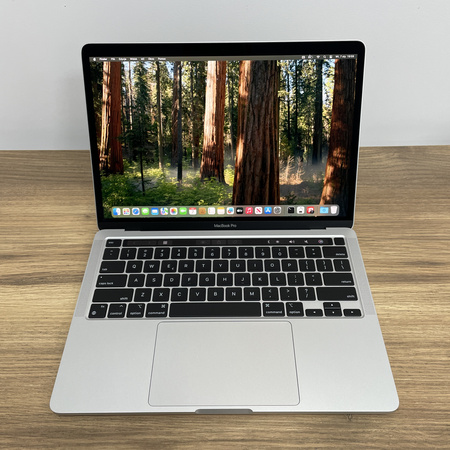 Laptop Poleasingowy Apple MacBook Pro 13 A2338/ 2020/ M1/ 16GB RAM/ 256GB SSD/ Silver/ Klasa A