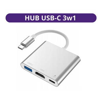 HUB USB-C 3w1