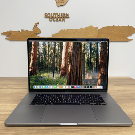 Apple MacBook Pro 16 A2141/ 2019/ i7-9750H/ 16GB RAM/ 512GB SSD/ Radeon Pro 5300M 4GB/ 3072x1920/ Space Gray/ Klasa B/ wada matrycy