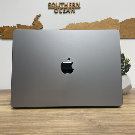 Apple MacBook Pro 14/ A2442/ 2021/ M1 Pro (8CPU / 14GPU)/ 16GB RAM/ 512GB SSD/ Space Gray/ Bateria 98%/ Klasa A