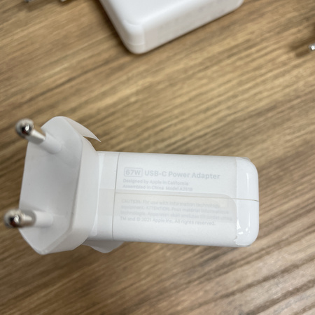 NOWY Oryginalny APPLE Zasilacz 67W/ USB-C/ TYPE-C/ do MacBook Pro/Air