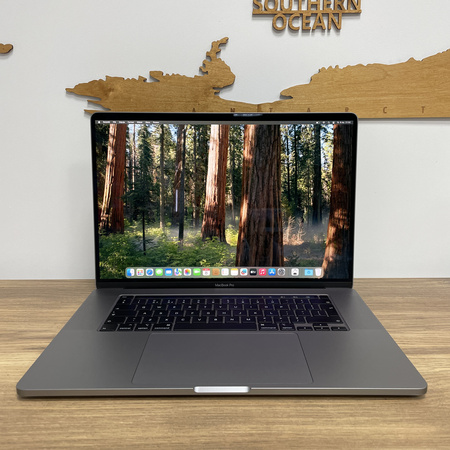 Apple MacBook Pro 16 A2141/ 2019/ i9-9980HK/ 32GB RAM/ 512GB SSD/ Radeon Pro 5300M 4GB/ 3072x1920/ Space Gray/ Klasa A