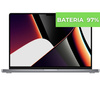 Apple MacBook Pro 14/ A2442/ 2021/ M1 Pro (10CPU/16GPU)/ 16GB RAM/ 1TB SSD/ Space Gray/ Bateria 97%/ Klasa A-