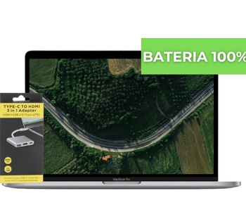 Apple MacBook Pro 13 A2338/ 2020/ M1/ 16GB RAM/ 512GB SSD/ Silver/ Klasa A-